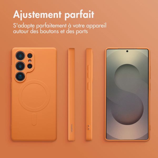 imoshion Coque Couleur avec MagSafe Samsung Galaxy S25 Ultra - Orange