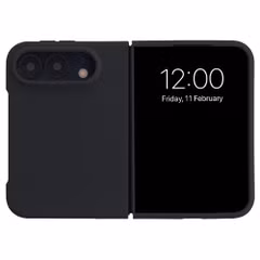 Accezz Coque Liquid Silicone avec MagSafe Apple iPhone Duo - Noir