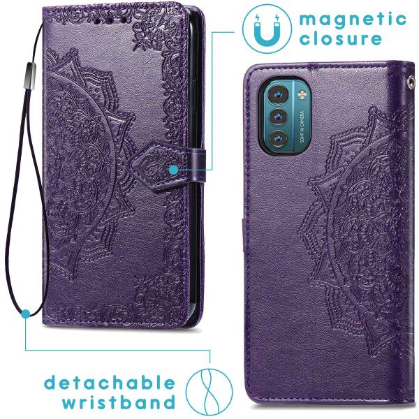 imoshion Etui de télephone Mandala Nokia G11 / G21 - Violet