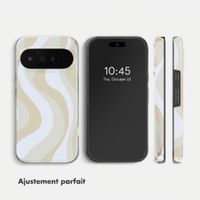 Selencia Coque arrière Vivid avec MagSafe Google Pixel 11 Pro - Desert Waves Beige