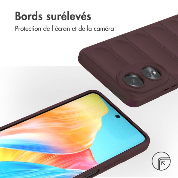 imoshion EasyGrip Backcover Oppo A58 - Aubergine