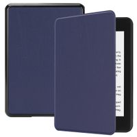 imoshion Étui de liseuse portefeuille Slim Hard Amazon Kindle Paperwhite (2018) - Bleu foncé