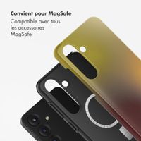 Selencia Coque arrière Vivid avec MagSafe Samsung Galaxy S25 - Gradient Olive Dust