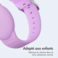 imoshion Bracelet AirTag pour enfants - Étui pour Apple AirTag - Taille unique - Light Purple