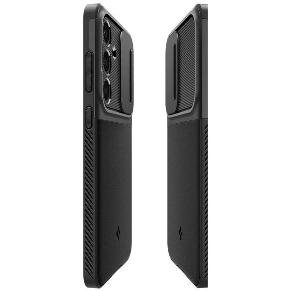 Spigen Coque Optik Armor Camera slider Samsung Galaxy S24 FE - Noir