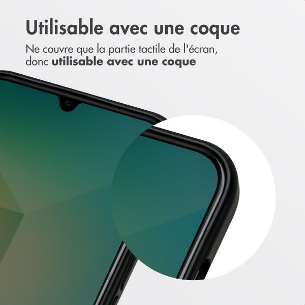 Accezz Protection d'écran en verre trempé avec filtre de confidentialité + Applicateur Samsung Galaxy A16 (4G/5G) / A17 (4G/5G)