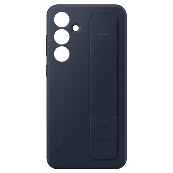 Samsung Coque arrière originale Standing Grip Samsung Galaxy S24 FE - Black & Blue