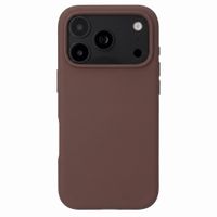 Accezz Coque Liquid Silicone avec MagSafe Apple iPhone 18 Pro Max / 17 Pro Max - New Tea Brown