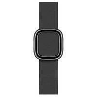 Apple Bracelet Leather Band Modern Buckle Apple Watch | 38/40/41/42 mm - Taille S - Noir