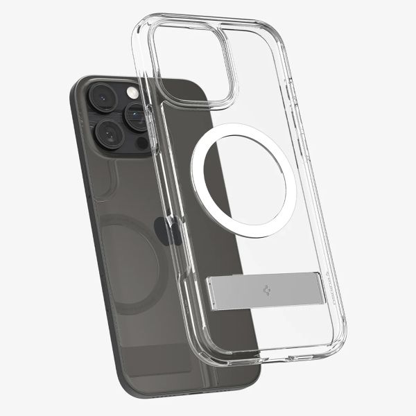 Spigen Coque Ultra Hybrid S MagSafe Apple iPhone 16 Pro - Transparent