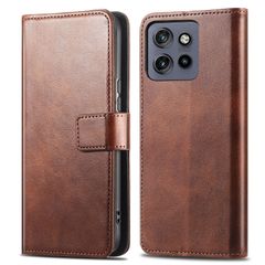 imoshion Étui de télephone portefeuille de luxe Motorola Thinkphone 25 / Motorola Edge 50 Neo - Marron foncé