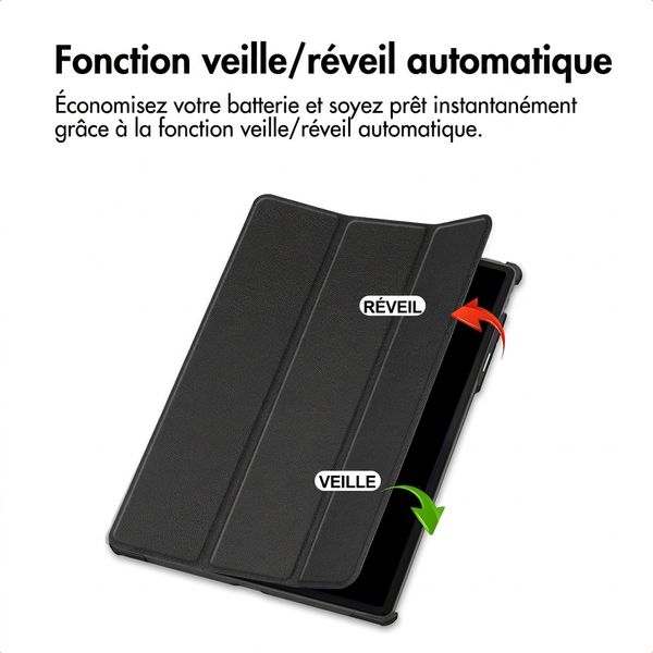imoshion Coque tablette Trifold Lenovo Idea Tab Pro Gen 2 - Noir