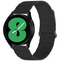 imoshion Bracelet en cuir magnétique Samsung Galaxy Watch 7 40/44 mm - Noir
