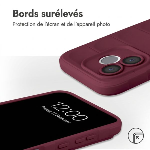 imoshion EasyGrip Backcover Honor 600 Lite - Aubergine