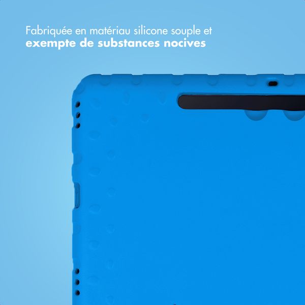 imoshion Coque kidsproof avec poignée Samsung Galaxy Tab S8 Plus / S7 Plus / S7 FE 5G - Bleu