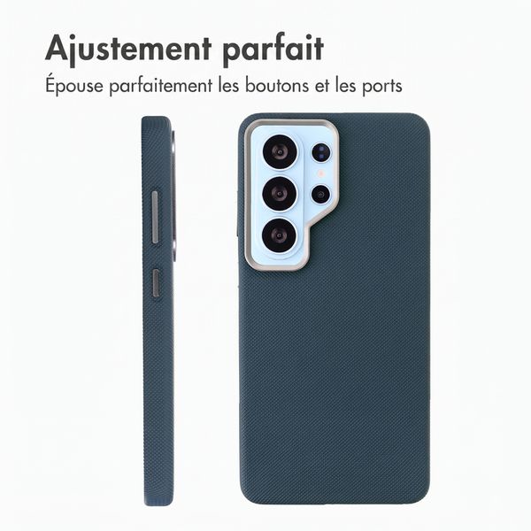 Accezz Coque arrière Mesh avec MagSafe Samsung Galaxy S26 Ultra - Bleu foncé