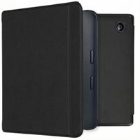 imoshion Étui de liseuse portefeuille Slim Hard Kobo Libra 2 / Tolino Vision 6 - Noir