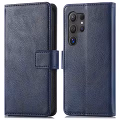 imoshion Étui de télephone portefeuille de luxe Samsung Galaxy S24 Ultra - Bleu foncé