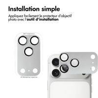 imoshion Protection Caméra en verre trempé 2 Pack pour l'Apple iPhone 18 Pro Max - Argent