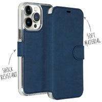 Accezz Étui de télephone Xtreme Wallet Apple iPhone 14 Pro Max - Bleu foncé