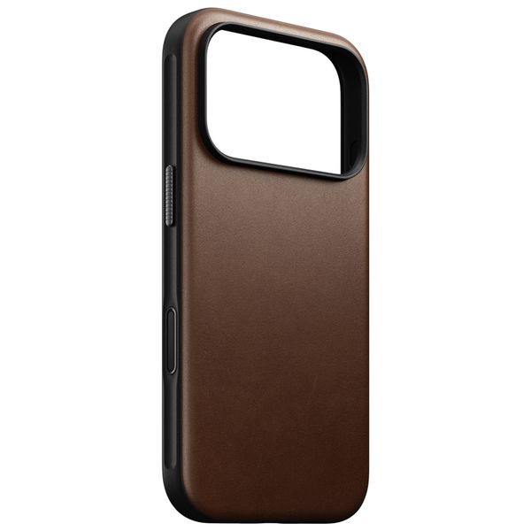Nomad Coque Modern Leather avec MagSafe Apple iPhone 18 Pro / 17 Pro - Brown