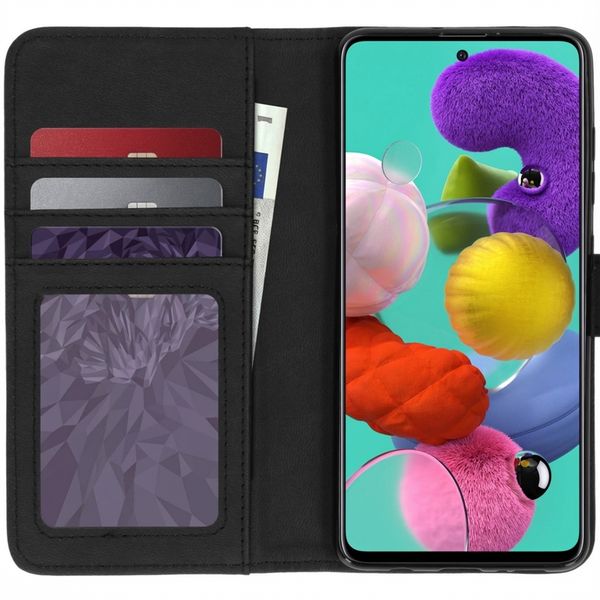 imoshion Étui de télephone portefeuille de luxe Samsung Galaxy A51 - Bleu clair