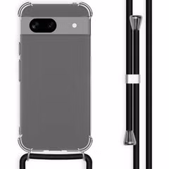 imoshion Coque arrière transparente avec cordon Google Pixel 8a - Noir