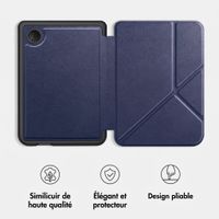 imoshion Étui de liseuse portefeuille Pliable Kobo Clara Colour / BW - Bleu foncé