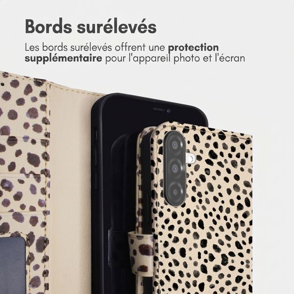 imoshion Étui de télephone portefeuille Design Samsung Galaxy A26 - Black And White Dots