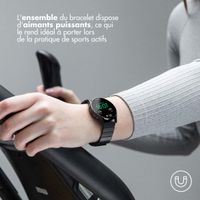 Selencia Bracelet magnétique en acier Apple Watch | 38/40/41/42 mm - Noir