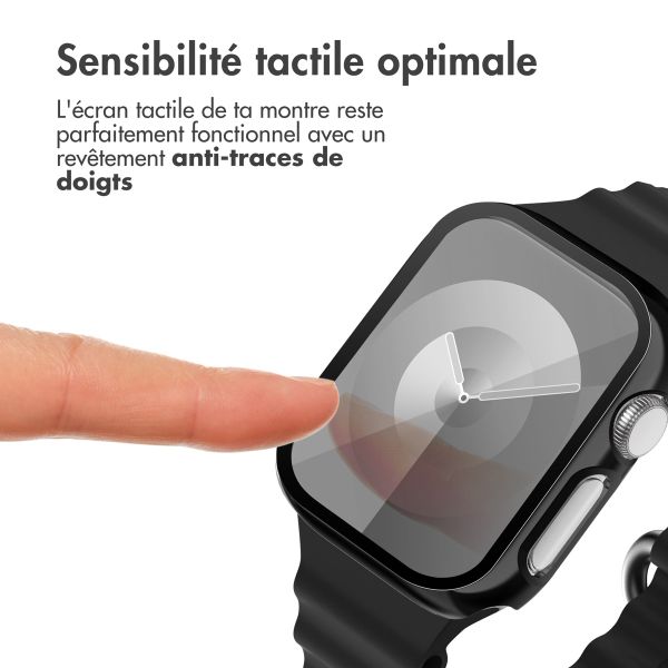 imoshion Coque rigide brillante à couverture complète Apple Watch 1 / 2 / 3 - 38 mm - Noir