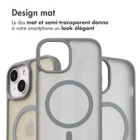 imoshion Coque Color Guard avec MagSafe Apple iPhone 15 - Gris