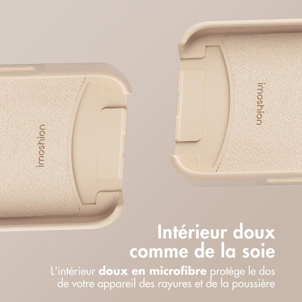 imoshion Coque arrière Color avec cordon amovible et MagSafe Apple iPhone 16 Pro - Nude