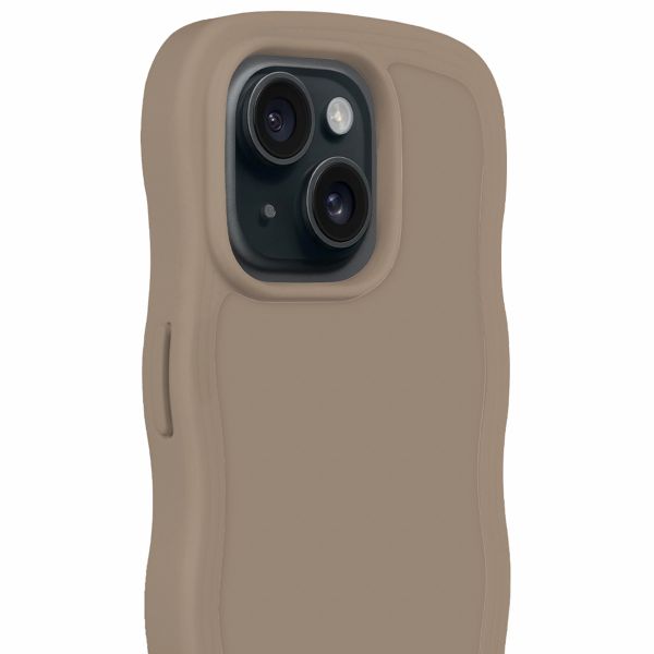 Holdit Coque Wavy Apple iPhone 14/15 Plus - Mocha Brown