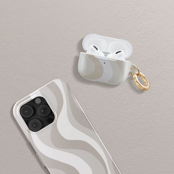 Selencia Coque Vivid  Apple Airpods Pro - Desert Waves Beige