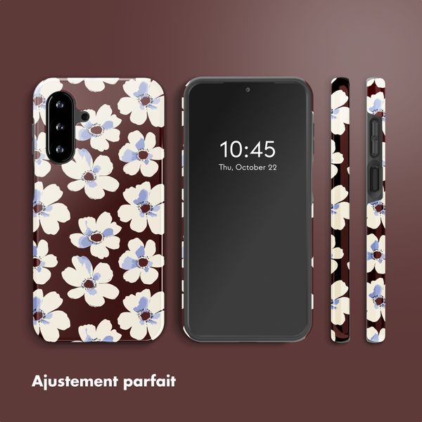 Selencia Coque arrière Vivid Samsung Galaxy A17 (5G) / (4G) - Choco Flower Pop