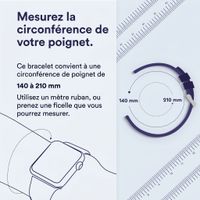 imoshion Bracelet en silicone flexible  - Connexion universelle 22 mm - Bleu foncé