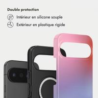 Selencia Coque arrière Vivid avec MagSafe Google Pixel 11 - Gradient Soft Blush