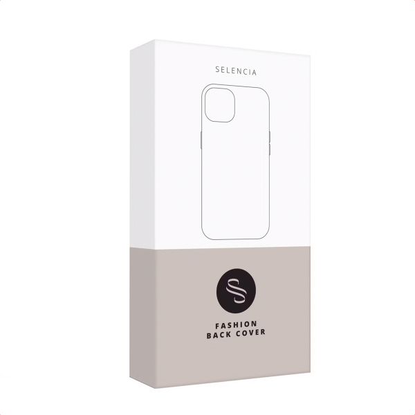 Selencia Coque Sabi imprimé panthère avec MagSafe Apple iPhone 14 - Soft Ivory