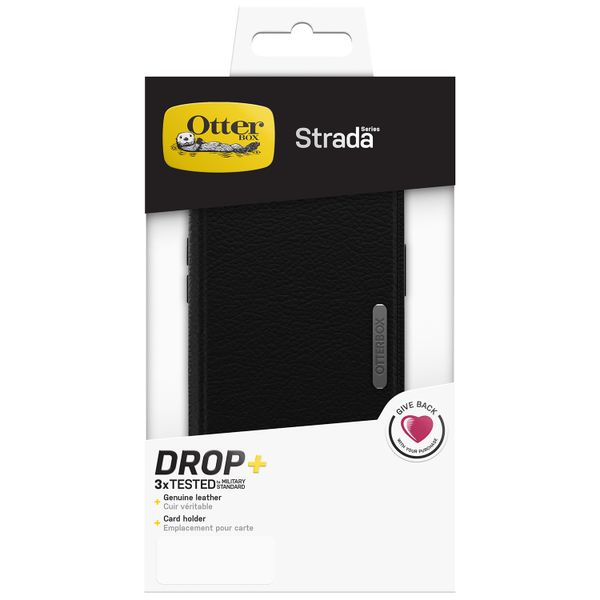OtterBox Étui de téléphone Strada Apple iPhone 12 (Pro) - Noir