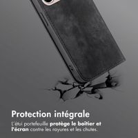 imoshion Étui de téléphone portefeuille Slim Honor 600 Lite - Noir