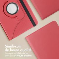 imoshion Coque tablette rotatif à 360° Samsung Galaxy Tab A11 / A9 8.7 pouces - Rouge