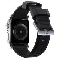 Nomad Bracelet robuste FKM Apple Watch | 44/45/46/49 mm - Argent / Noir