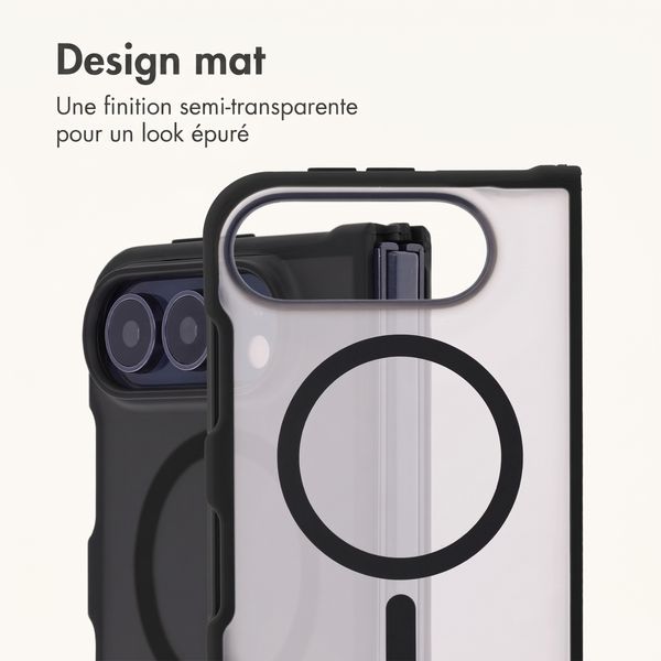 imoshion Coque Color Guard avec MagSafe Apple iPhone Duo - Noir