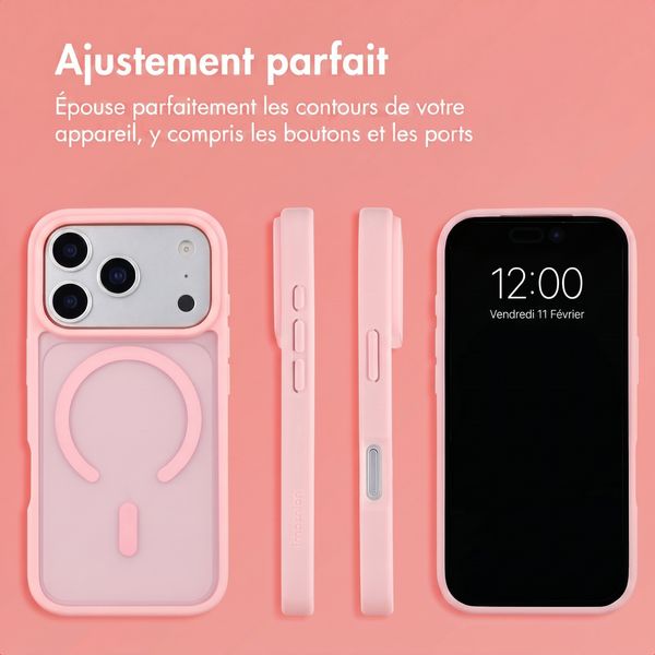 imoshion Coque Color Guard avec MagSafe Apple iPhone 18 Pro / 17 Pro - Rose clair
