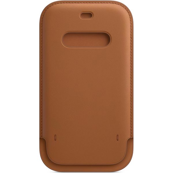 Apple Sacoche en cuir MagSafe Apple iPhone 12 (Pro) - Saddle Brown