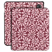 imoshion Étui de liseuse portefeuille design Pliable Kobo Libra Colour - Bloom Love Blush