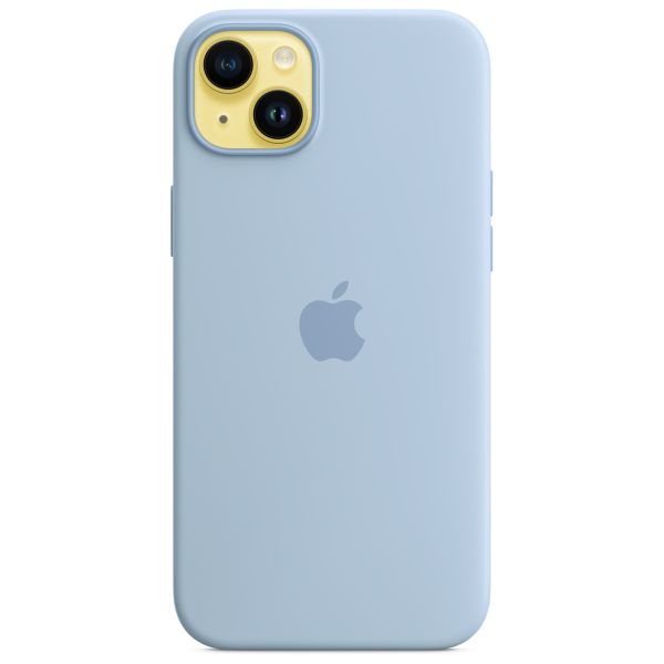 Apple Coque en silicone MagSafe Apple iPhone 14 Plus - Sky