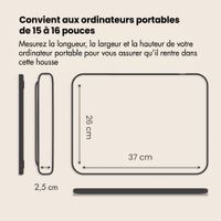 imoshion Pochette ordinateur avec compartiment 15-16 pouces - Candy Pink