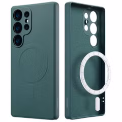 imoshion Coque Couleur avec MagSafe Samsung Galaxy S25 Ultra - Vert foncé